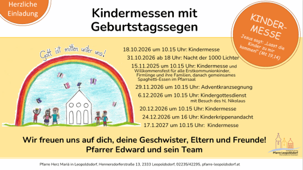 2026 10 bis 2027 01 Kindermessen
